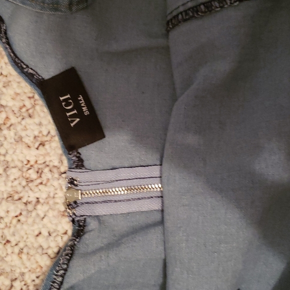 Womens size small VICI denim dress - Picture 4 of 7